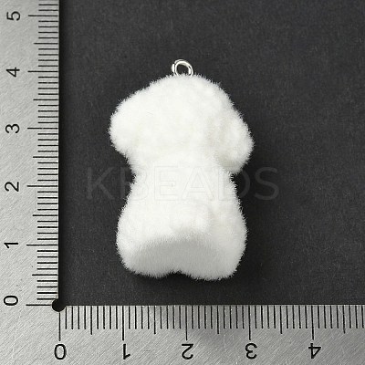 Flocking Resin Pendants LS-RESI-K203-14A-1