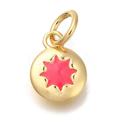 Rack Plating Brass Charms KK-I720-51G-05-1