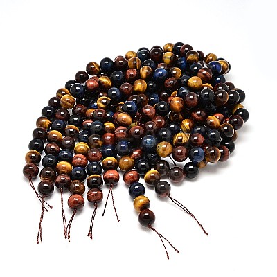 Natural Tiger Eye Beads Strands G-F173-14-4mm-1