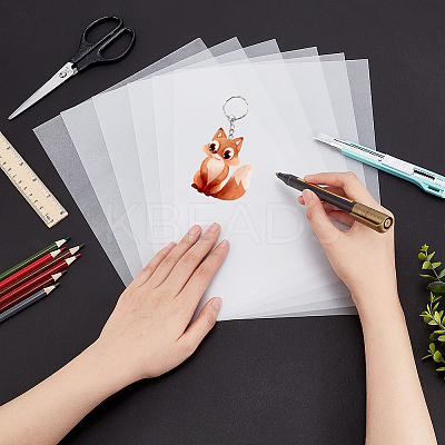 Resin Heat Shrink Sheets Film DIY-WH0304-531A-1