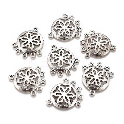 Tibetan Style Alloy Chandelier Components Links PALLOY-M186-06AS-RS-1