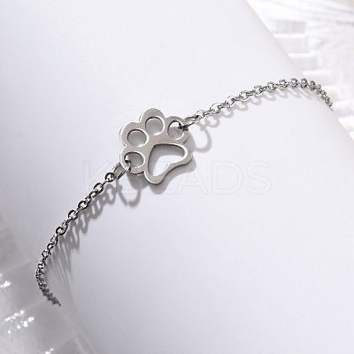 Tarnish Resistant 201 Stainless Steel Link Bracelets LS-STAS-T040-JN020-1-1