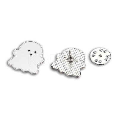 Ghost Shape Enamel Pin JEWB-N007-214-1