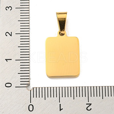 PVD Vacuum Plating 304 Stainless Steel Pave Natural White Shell Pendants STAS-S130-03G-O-1