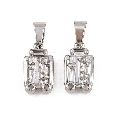304 Stainless Steel Pendants STAS-B167-17B-P-1