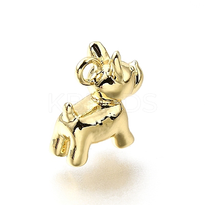 Brass Charms X-KK-V011-44G-1