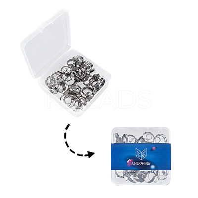 DIY Finger Rings Making Kits DIY-UN0001-14P-1