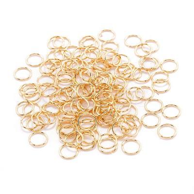 Brass Open Jump Rings KK-F824-108D-G-1