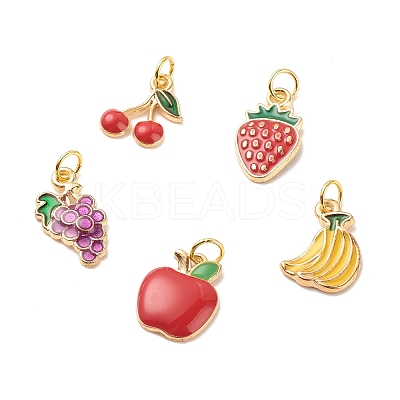 Alloy Enamel Pendants X-PALLOY-JF01508-1