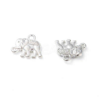 Vintage Elephant Charms A-PALLOY-ZN-47017-M-FF-1