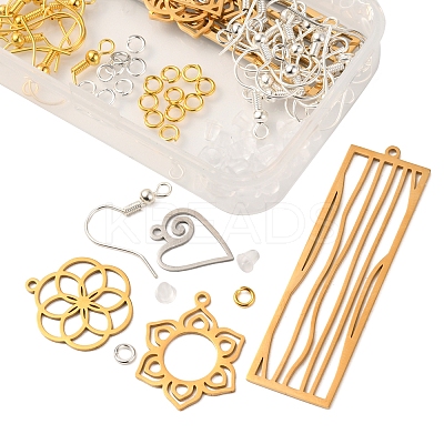 DIY Filigree Earring Making Kit DIY-YW0006-25-1