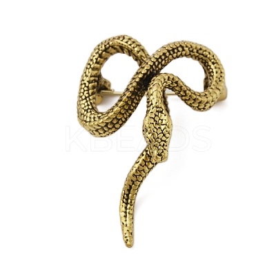 Retro Antique Golden Animal Alloy Brooches for Backpack Clothes LS-JEWB-S040-02E-AG-1