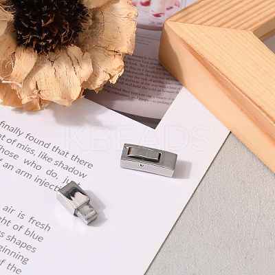 Tarnish Resistant 304 Stainless Steel Bayonet Clasps STAS-F122-34P-1