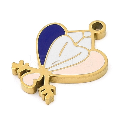 304 Stainless Steel Pendants STAS-F315-01G-1