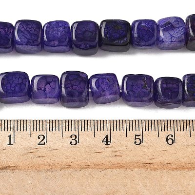 Natural Dragon Veins Agate Beads Strands G-G177-E06-05-1