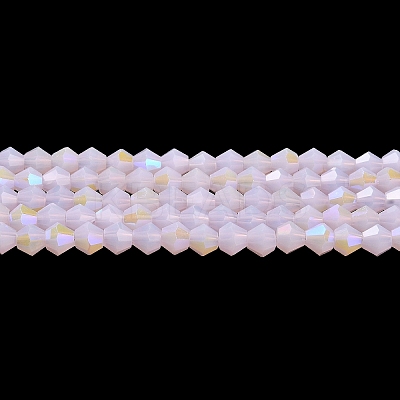 Imitation Jade Electroplate Glass Beads Strands LS-EGLA-A039-J4mm-L02-1