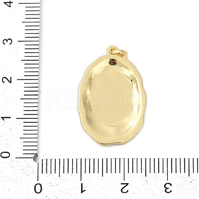 Brass Enamel Pendants KK-U068-13F-01G-1
