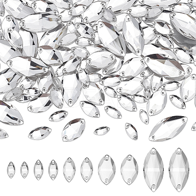 120Pcs 5 Styles Sew on Rhinestone DIY-FG0008-40A-1