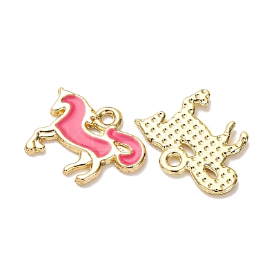 Alloy Enamel Pendants FIND-H051-10G-1