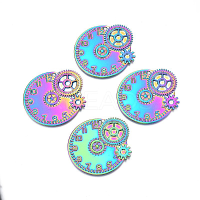 Rainbow Color Alloy Pendants PALLOY-N156-196-1