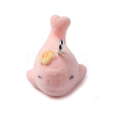 Flocky Marine Organism Resin Pendants FIND-S001-04D-1