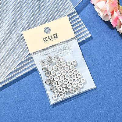 SHEGRACE Flat Round Brass Beads XGRPCU054-295P-1