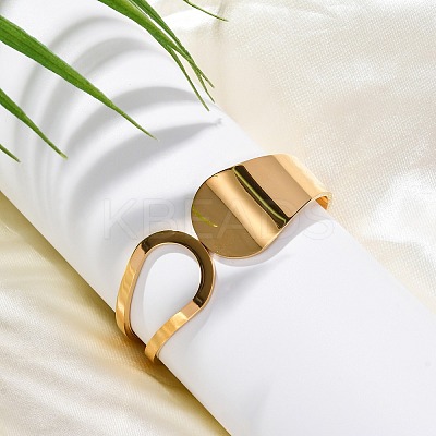 Ion Plating(IP) 304 Stainless Steel Hinged Bangles for Women STAS-Z114-09G-1