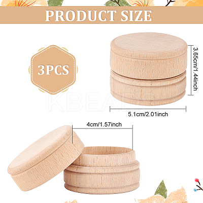 Wooden Ring Boxes CON-WH0078-24A-1