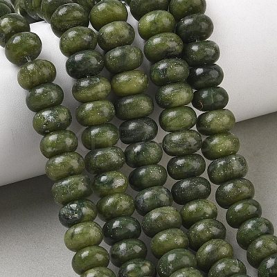 Dyed Natural Chinese Jade Southern Jade Beads Strands GG-CBA9281-A06-6x10mm-1