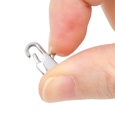 Tarnish Resistant 304 Stainless Steel Lobster Claw Clasps STAS-N078-12C-1