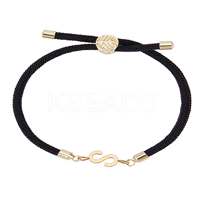 1Pc Adjustable Nylon Cord Slider Bracelets for Women BJEW-LP0001-32S-01-1