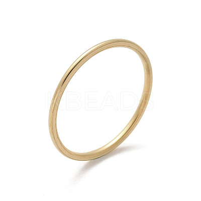 304 Stainless Steel Plain Band Rings STAS-I160-F03-G-1