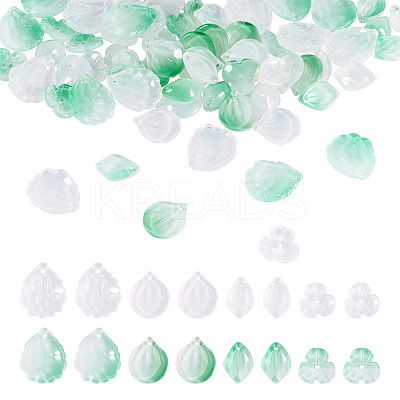 8 Styles Lampwork Pendants GLAA-TA0002-75-1