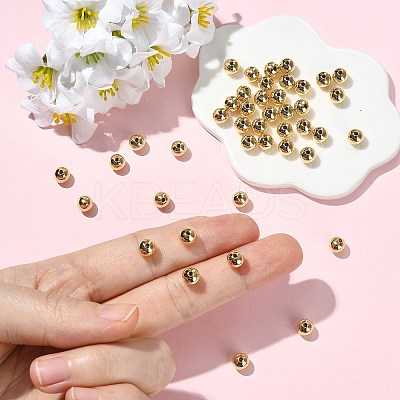 SHEGRACE Brass Beads XGR0059G-25G-1