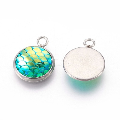 Resin Pendants RESI-L024-08-1