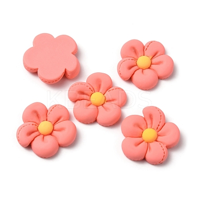 Opaque Resin Cabochons RESI-WH0021-38B-02-1