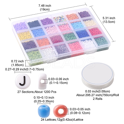 DIY Word Bracelet Making Kit DIY-FS0004-76-1