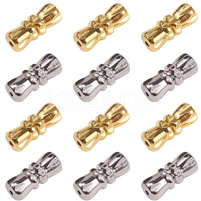 Brass Screw Clasps KK-PH0035-65-1
