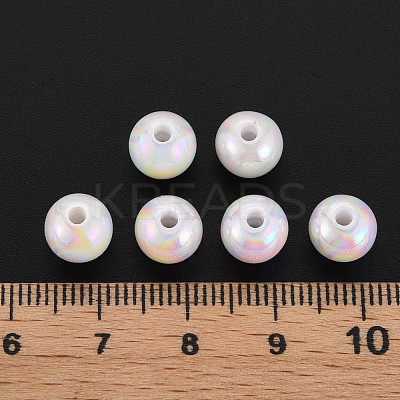 Opaque Acrylic Beads MACR-S370-D8mm-01-1
