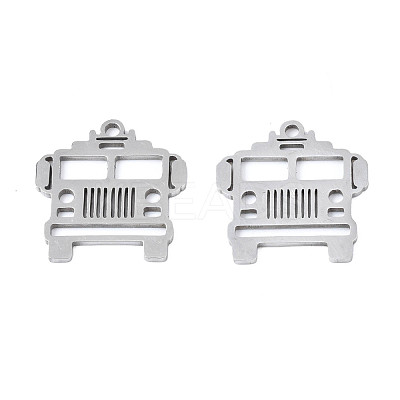 Non-Tarnish 201 Stainless Steel Pendants STAS-T044-267P-1