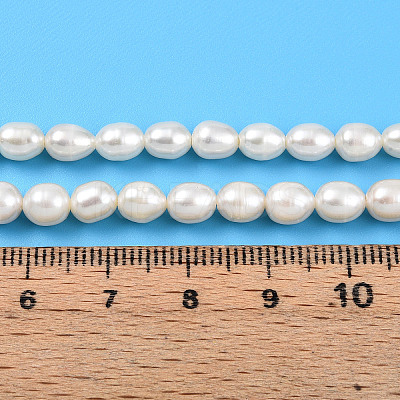Natural Cultured Freshwater Pearl Beads Strands PEAR-N012-05X-1