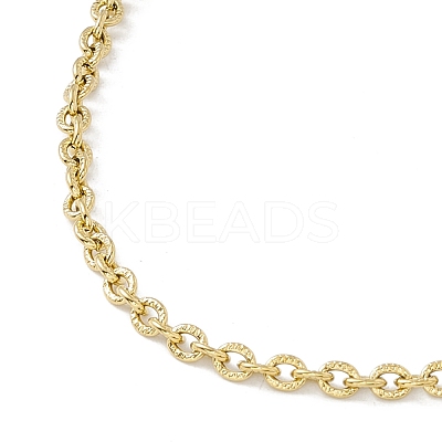 PVD Vacuum Plating 304 Stainless Steel Cable Chains Necklace for Men Women STAS-E001-14G-1