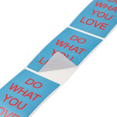 200Pcs Thank You Theme Stickers Roll DIY-M070-01G-1