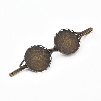 Iron Hair Bobby Pin Findings IFIN-WH0051-93A-1