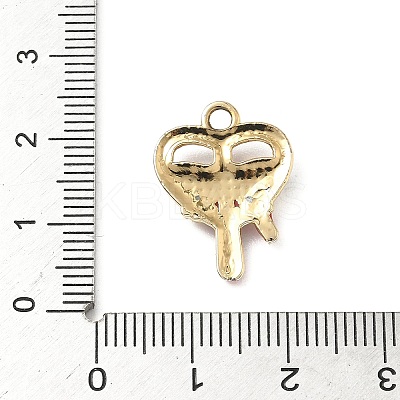 Christmas Themes Alloy Rhinestone Pendants PALLOY-P313-02C-G-1