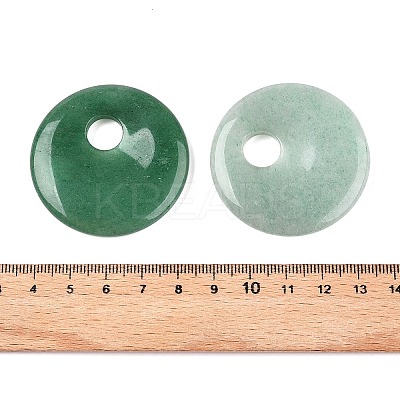 Natural Green Aventurine Pendants G-T138-177A-1