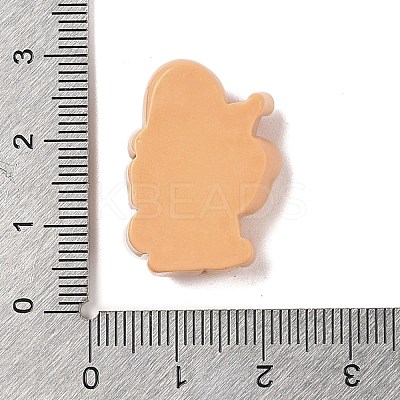 Christmas Bear Theme Opaque Resin Decoden Cabochons LS-RESI-S397-02F-1