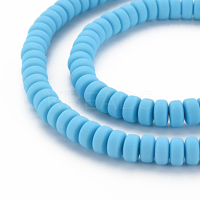 Handmade Polymer Clay Beads Strands LS-CLAY-N008-95-1