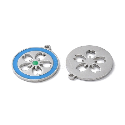 304 Stainless Steel Pendants STAS-C083-13P-01-1