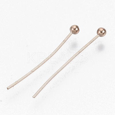 Brass Ball Head pins X-KK-RP0.5x20mm-RG-1